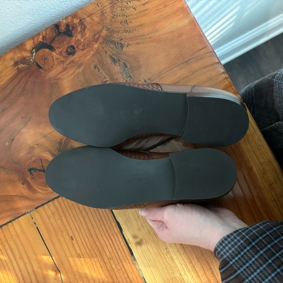 Trotters Oxford Loafers Lizzie Herringbone 6.5N Women’s Leather Shoes Old Money - Picture 7 of 7